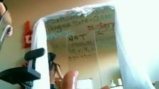 Webcam Emo Brunette Masturbation